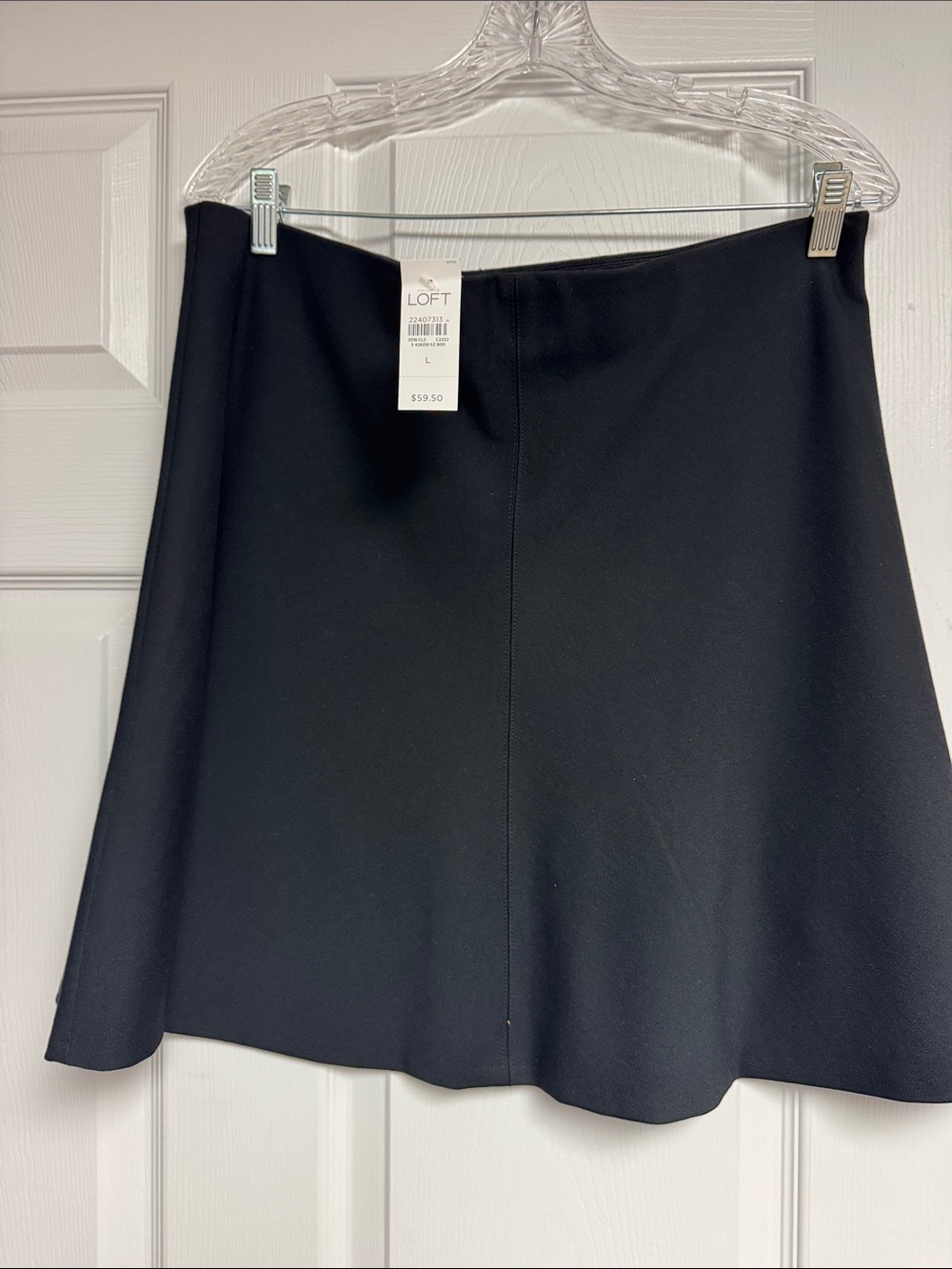 NWT LOFT Black A-Line Skirt — Simple Classic Style